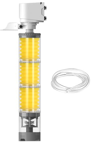 Filtros De Peces Para Acuarios - Filtro De Aireador Interno Para Tanque De Tortuga, Filtro De Acuario Silencioso De Varios Plantas, Filtros De Arrecife De Agua Dulce Y Agua Salada, Filtro De Acuario