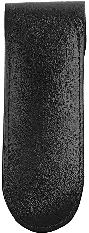 OEBUAFI Fondina Apribottiglie in Pelle di Piccole Dimensioni Facile da Trasportare con Borsa in PU per Birra, Vino e Soda (BLACK)