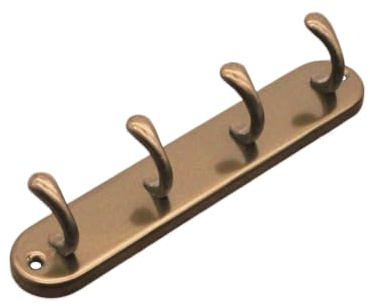 Infinity Decor Väggmonterad rostfritt stål hatt och klädhängare dörrhängare kök hängande handdukshållare väggmonterad 4/6 pinne ANT (4 pinnar)
