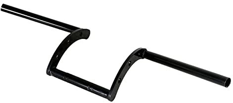 WFLNHB 7/8 Z Bars Motorcycle Handlebars Chrome Replacement for Drag Custom Bobber Chopper Cruisers Softail Dyna Sportster