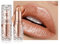 Glitter Lippenstift, Metallic Shimmer Lipgloss, Diamond Shiny Matte Lipstick, Long Lasting Waterproof Non-stick Cup Tinted Lip Balm, High Pigment Sparkly Silky Lip Stain, Make up Gift for Women - 05