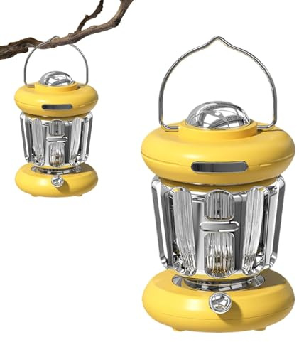 Luces y linternas de camping – Linterna de camping de mano – Lámpara de luces brillantes para camping, luz recargable para tienda de campaña al aire libre, luces portátiles para el hogar, tormenta de