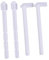 perfk Ensemble de tiges de poussée de réservoir de toilette, 4 pièces, pièces de toilette, tige de chasse d'eau, actionneur de réservoir mural pour usage, 13 Cm et 12 Cm