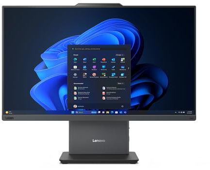 Lenovo ThinkCentre Neo 50a Gen 5 All-in-One PC, 23.8-inch Display, 13th Gen Intel Core, Front Office Desktop