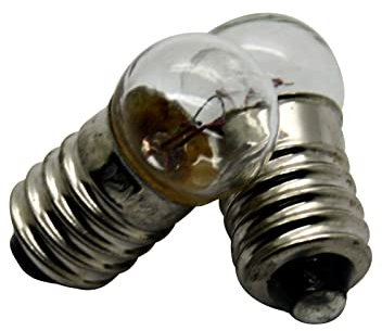LED-Mafia 12V 3W DC 2X 10x 100x E10 0.3A warmweiß weiße Birnen Glühlampe Schraubgewinde (2)