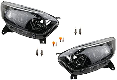 Johns Fari alogeni anteriori per Renault Captur 13-17 Set di lampadine L R