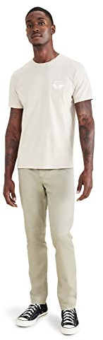 Dockers Original Chino Skinny, Pantalones para Hombre, Silver Sage, 30W / 34L