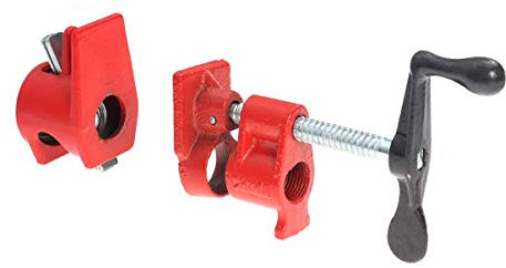 HOMSFOU Holzklemme Für Die Holzbearbeitung 3/4-klemmensatz Aus Robustem Gusseisen Für Holzverbindungen