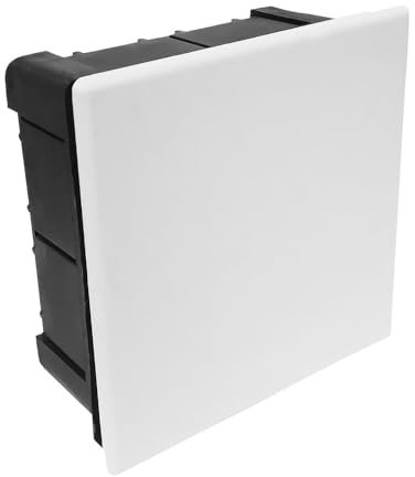 IP20 IK03 Square Flush Mounted Junction Box Ideal for Electrical Installations and Protection of Connections