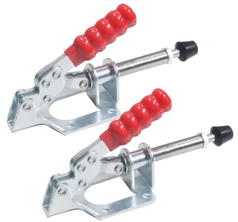 LANZLC GH-302-FM, 2 pezzi, sgancio rapido regolabile, capacità di 136 kg, morsetto a leva per saldatura, funzionamento a macchina