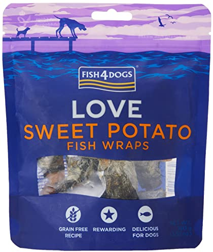 Fish4Dogs Sweet Potato Fish Wraps - 100 g