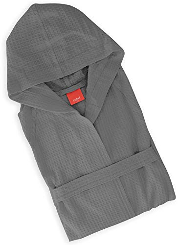 Gabel Golf Accappatoio con Cappuccio, Cotone, Grigio Scuro, M
