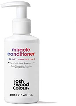 Josh Wood Colour Miracle Conditioner (For Dry, Damaged Hair) - Colour Shine Complex with unique ingredients hydrates, strengthens and protects natural and colour-treated hair - Sulphate Free - 250ml