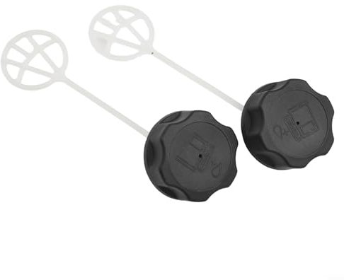 SPORTARC Lot de 2 bouchons de réservoir de carburant de rechange pour débroussailleuse, taille-haie, compatible avec scooter à essence 43-55 cc