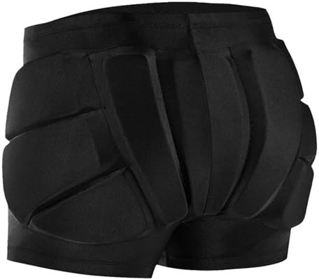 Gepolsterte Shorts für Snowboard, Skate und Ski, 3D-Schutz für Hüfte, Gesäß und Steißbein, Crash-Pad-Aufprallausrüstung für Kinder (S)