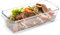 Alipis Glass Cooking Pan Clear Glass Baking Dish Glass Oven Dish Glass Loaf Pan Glass Casserole Dish for Casseroles and Bread