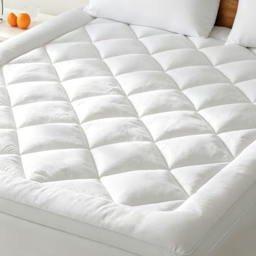 BedStory Surmatelas 90 x 190cm Blanc, surmatelas Ultra-Doux avec Poches Profondes, protège-Matelas Lavable en Machine, adapté aux Matelas jusqu'à 40 cm d'épaisseur