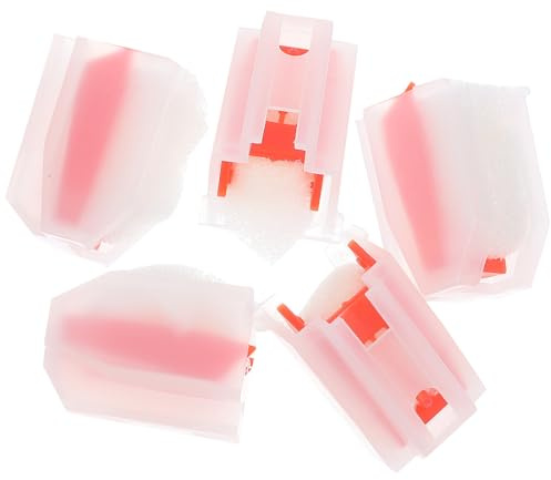 BESPORTBLE Aiguilles pour Tourne-disque Restauration Qualité Sonore Lot de 5 en Plastique Rouge, Stylets Résistants à L'usure pour Platines Vinyles