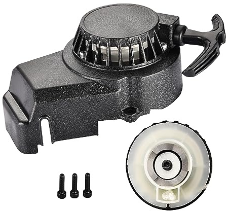 GOOFIT Aleación Negro Pull Start Recoil Starter Reemplazar Para 2 Stroke 43cc 47cc 49cc ATV Mini Dirt Bike Scooter Brush Cutter Water pump