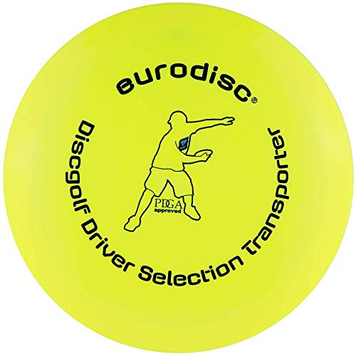 eurodisc Unisex – Erwachsene Treiber Discgolf Frisbee, Yellow (gelb), 21 cm