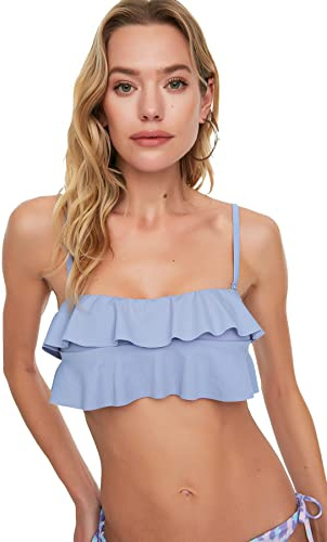 Trendyol dam Detaljerad Bandeau-bikini-topp Bikini topp