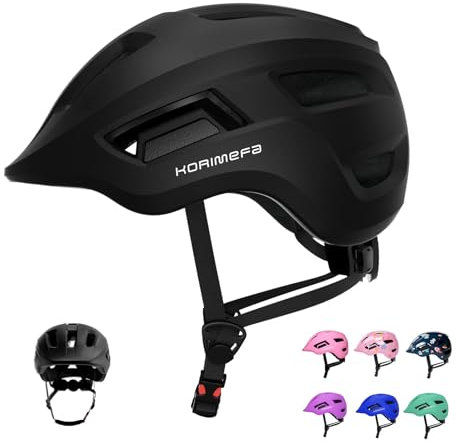 KORIMEFA Fahrradhelm Kinder Jungen Multi-Sport Verstellbarer Helm Sporthelm Radfahren Fahrrad Roller Skateboard Helm Leicht für Kinder von 2-8 Jahren Alt (Schwarz, S)