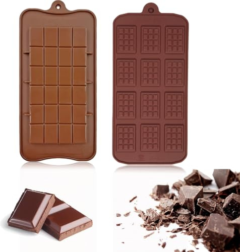 2 stampi in silicone per cioccolatini,separato alimenti livello mini antiaderenti stampo tavoletta cioccolato,stampi in silicone per cioccolatini e caramelle proteiche,stampo da cucina