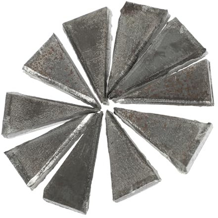 KONTONTY 20pcs Triangular Wedge Reinforcement Tool for Hammer Handle Fixing Made of Carbon Steel Wedge Sturdy for Handle for Carpenter Use and Installation Accessories