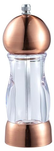 Salt Grinder Set - Sea Salt Shaker, Adjustable spise Mill | 6.3 * 2.1 * 2.1inch Refillable Ceramic Grinder, Coarse Seasoning Crusher, Kitchen Seasoning Tool Used During Cooking