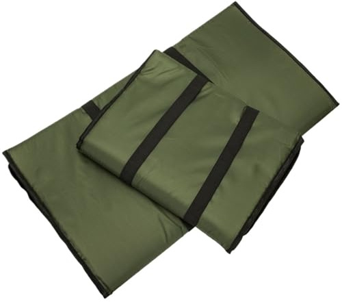 LPATEBCVU Unhooking Mat Foldable Fishing Unhooking Mat, Triple-Layer Carp Cradle Pad With Straps, 80x35 Cm, Portable Design