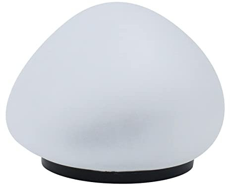 Lumisky Lampe solaire décorative galet LED blanc SOLENZARA ∅16cm