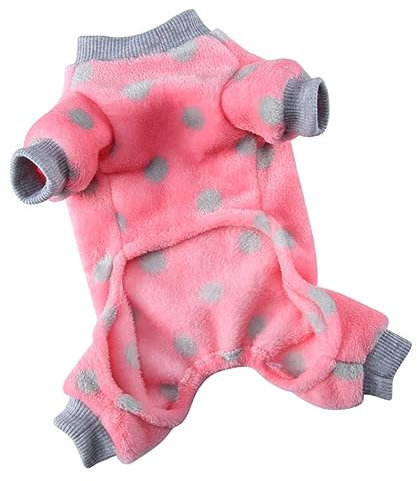 COLLBATH Haustier-Pyjama Aus Polyester Warme Haustierkleidung Bequemer Hundemantel