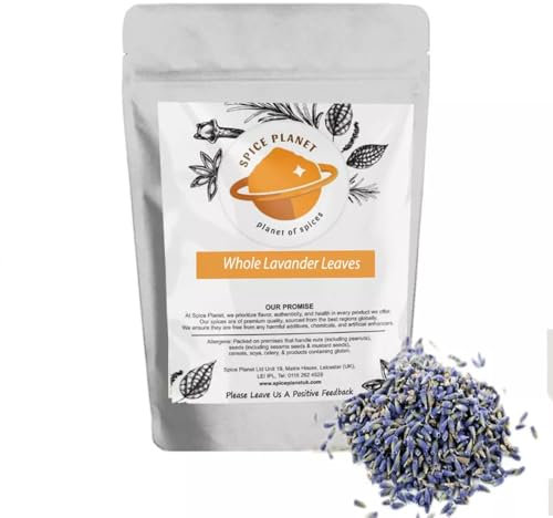 Spice Planet™ Dried French Lavender Flowers Loose Fresh Natural Genuine Scent Pot Pourri Premium Quality (25 Grams)
