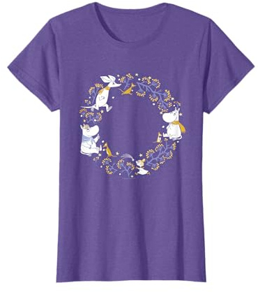 Moomin Moomintroll & Co Winter Wreath T-Shirt