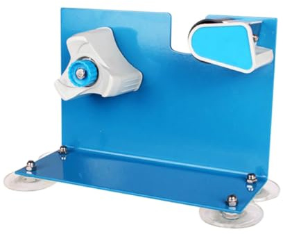TINEASUR Distributore di Nastro Adesivo per Imballaggio Ventosa Dispenser da Scrivania 23X14X55 CM in Materiale Leggero Strumento Ergonomico per Taglio Rapido e Stabile Uso Domestico e