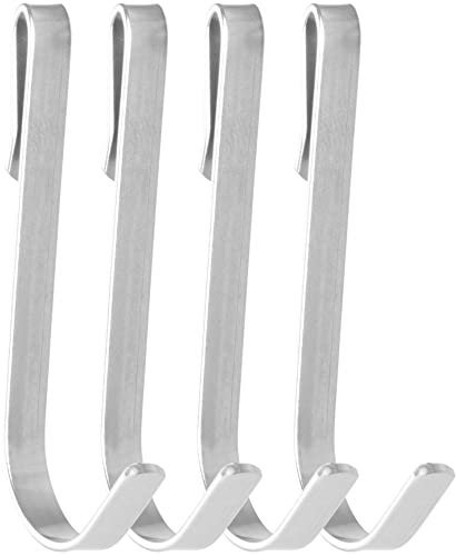 KINCMAX Edelstahl S Haken zum Einhängen Duschablage, Badezimmer & Küchenorganizer - Ersatz Metallhaken Hooks Klein aus Rostfreiem Edelstahl
