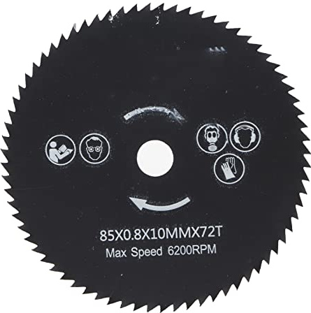 lame scie circulaire 85mm Qiilu scie circulaire à bois sans fil 85mm * 10mm 72T HSS Lame De Scie Circulaire Disque De Coupe Roue Pour Bois Métal Mini Lames De Scie Circulaire en Plastique 85mm Moi Le