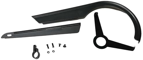 JISADER Copricatena per Bicicletta, Copricatena per Bicicletta 48-52T, Copricatena Protettivo per guarnitura, Copricatena per Bicicletta, Nero, Stile b