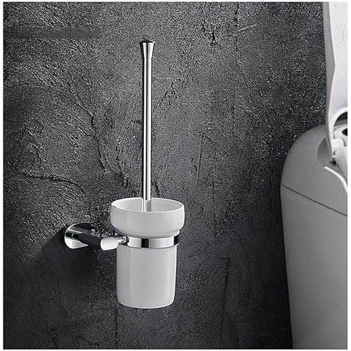 MOBAAK Scopino WC Scovolino Bagno WC Set Portascopino E Portascopino da Parete Portascopino per Pulizia E Lavaggio Scopino per WC da Bagno Spazzolone WC Accessori Bagno
