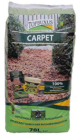 TOPBUXUS Carpet, 70L pour 5m2, la Solution définitive pour Le dépérissement du buis lorsqu'il est combiné Health-Mix!