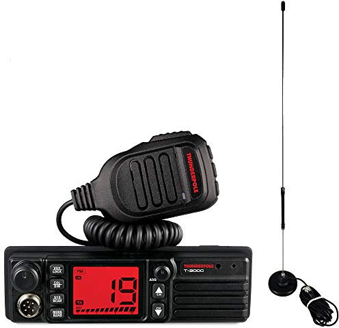 CB Radio Kit | Thunderpole T-3000 + Apollo Mag Aerial | 12v & 24v AM/FM CB Radio & Antenna Pack