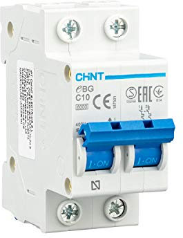 CHINT Interruptor Automatico 2P serieGB Magnetotermico Gama Domestica Curva C (10A)