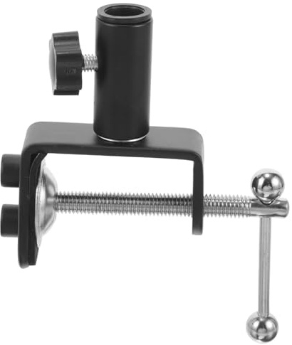 Toyvian Accesorios Para Micrófonos De Soporte Ajustable Clip c Para Escritorio Brazo De Micrófono Para Transmisión Soporte De Montaje De Escritorio Para Estudio y Oficina