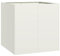 vidaXL Pflanzgefäß Weiß 80x80x80 cm Stahl, Pflanzschale, Garten-Garten-Pflanzkübel, Outdoor-Pflanzgefäß, Hochbeet, Pflanzgefäß, Blumenkasten