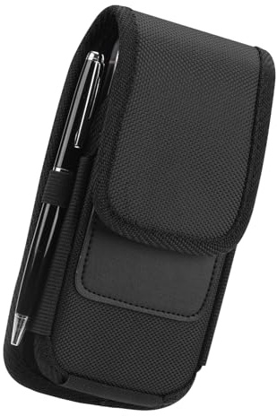 Bolsa de nailon para la cintura, funda de nailon para teléfono móvil, con clip para correa, como se muestra, xxx-large