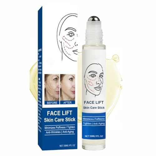 Instant Eye Lift Serum,Anti-wrinkle Roller Essences,Anti Poche Sous les Yeux,Serum Liftante Instantanée pour atténuer les poches sous yeux et les cernes,anti cerne homme,Korean Skincare (30ML, 1PC)