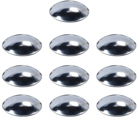 Hoite 10 Pcs Star Lock End Roof Caps, Stainless Steel Bearing Clamp Gasket with Toothed Spring Clamp Ring, for Trolleys, Household Appliances