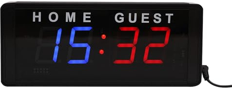 Tableau d'affichage électronique portable pour football, tennis de table, compteur de points de tennis, compteur de score, tableau de bord numérique avec télécommande, tableau d'affichage LED pour