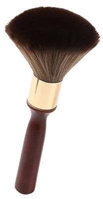 Spazzola per la pulizia dei capelli in fibra naturale, manico in legno naturale, strumento da barbiere per rimozione e manutenzione randagi, strumento ergonomico