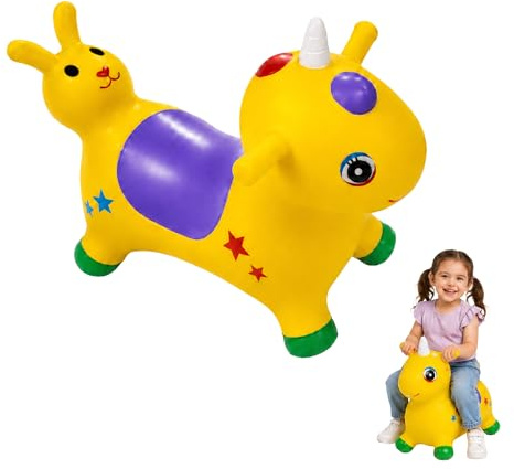 MAGIC SELECT Animal Sauteur Gonflable Licorne Multicolore pour Enfants